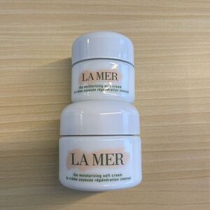 EMPTY LA MER moisturizing soft cream jars